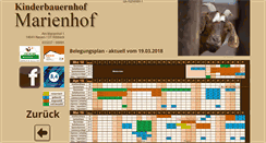 Desktop Screenshot of belegungsplan-marienhof-ribbeck.de