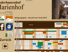 Tablet Screenshot of belegungsplan-marienhof-ribbeck.de